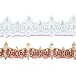 Baroque Style European Rimmed boarder Silicone mould