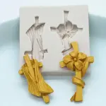 2 Cavity 3D Christian Cross Mould