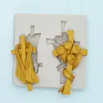 2 Cavity 3D Christian Cross Mould