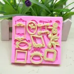 Vintage Small multiple cavity frame silicone Mould