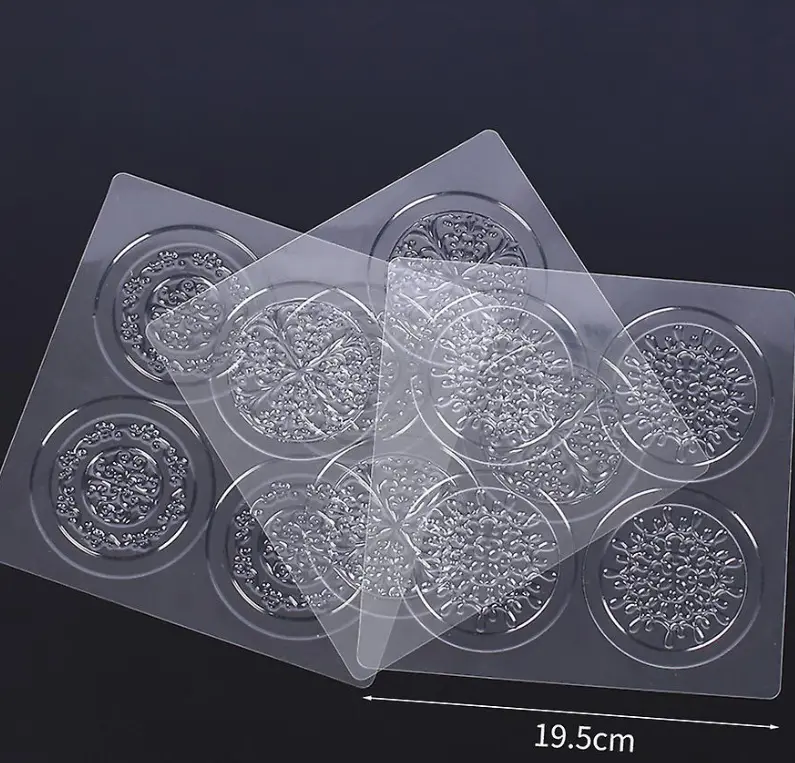 3pcs/set Baking cupcake Texture Fondant Embossing Impression sheet