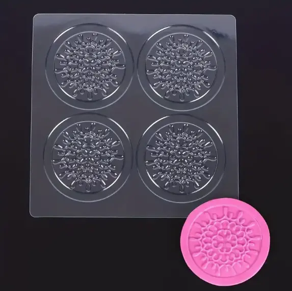 3pcs/set Baking cupcake Texture Fondant Embossing Impression sheet