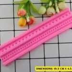 Hemp Rope pearl boarder Silicone Mould