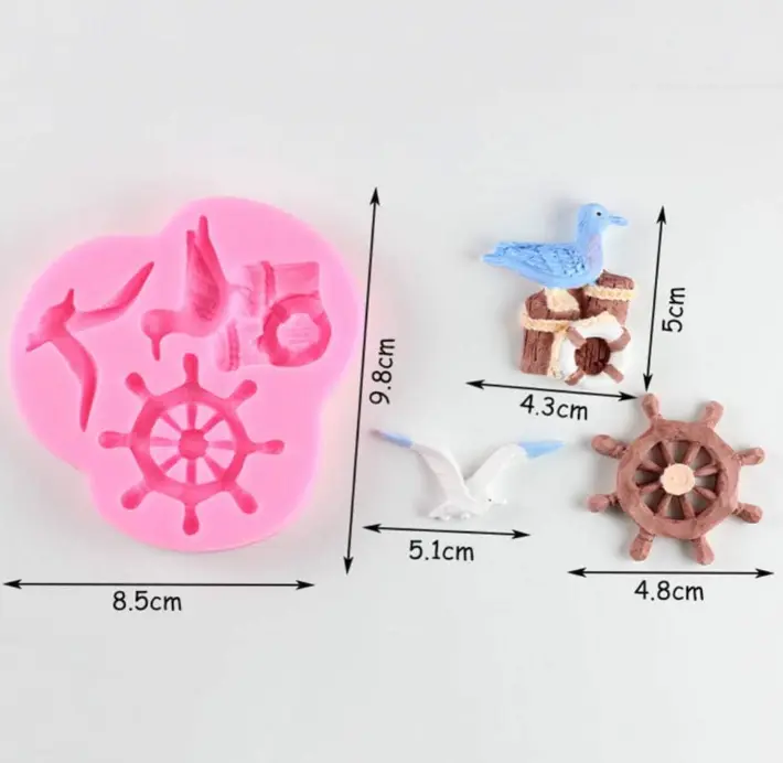 Boat Anchor Seagull silicone mould