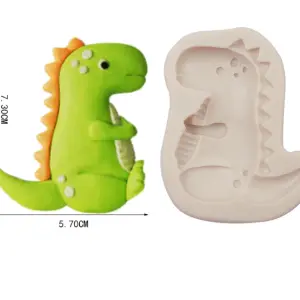 Cute Dinosaur silicone mould style 1