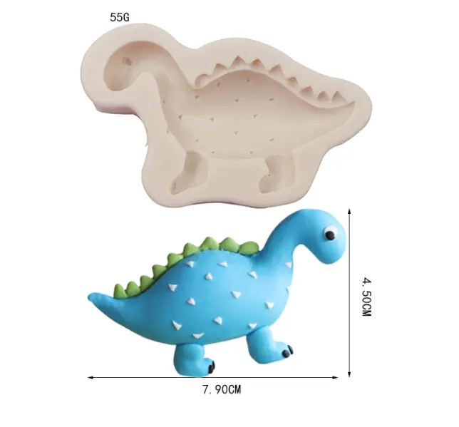 Cute Dinosaur silicone mould style 5