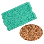 Onlay Sequined Lace Mat for Cake Borders Silicone Mould style 5