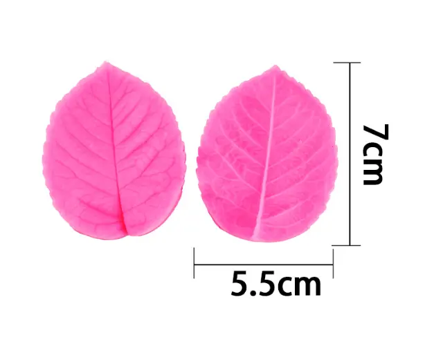 Rose flower Leaf Veiner mould