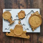 European Retro Clock Silicone Mould