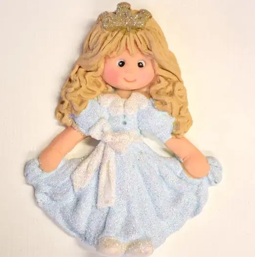 3D Cute Girl holding skirt Silicone Mould