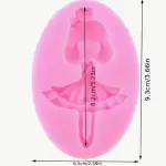Ballet Girl Silicone Mould style 2