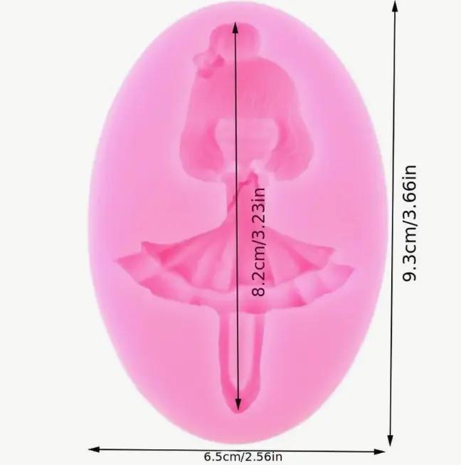 Ballet Girl Silicone Mould style 2