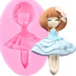 Ballet Girl Silicone Mould style 3