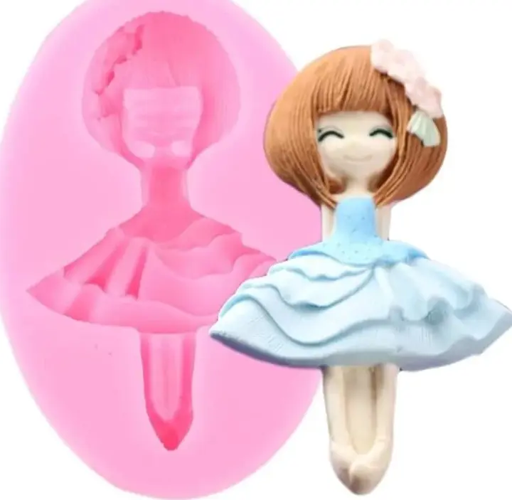 Ballet Girl Silicone Mould style 3