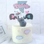1 pcs Elephant cake toy topper