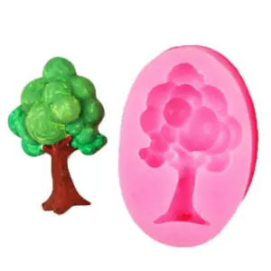 1 cavity tree silicone mould