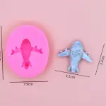 3D Aeroplane fondant mould