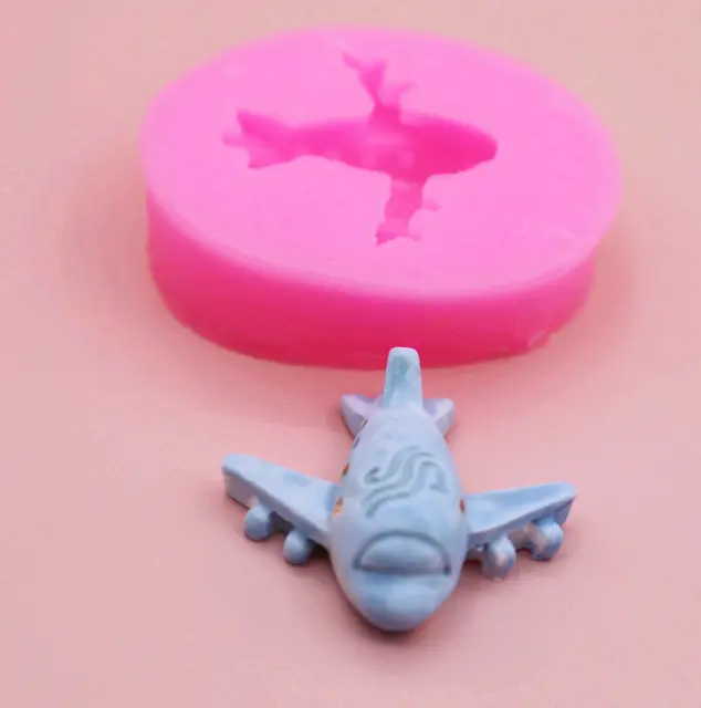 3D Aeroplane fondant mould