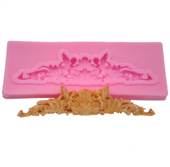 Two Angel with wings vintage silicone mould