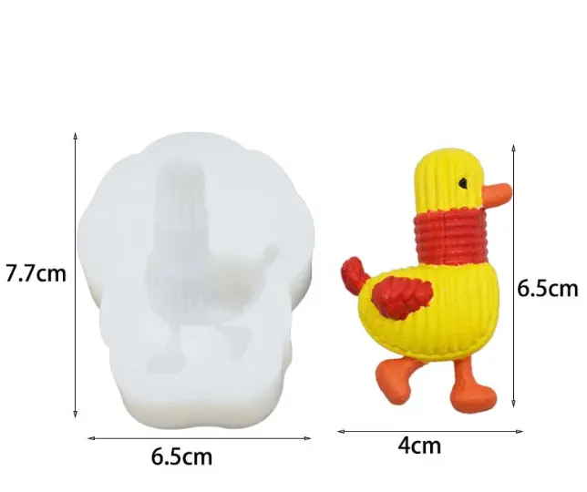 Cute 3D Duck silicone mould