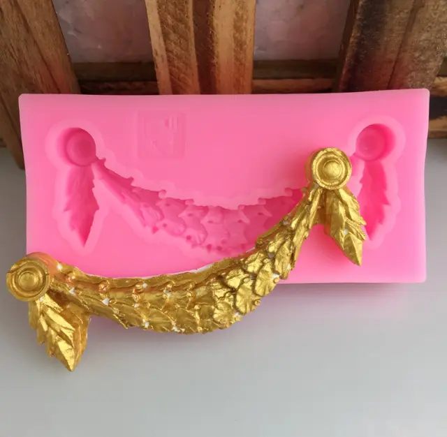 Vintage Drape Pattern Silicone mould