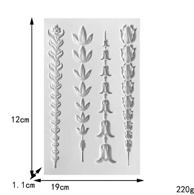Pattern Lacework Embossed Silicone mould