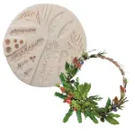 Pinecone leaf Petal with berry silicone mould