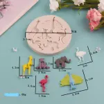 Cute Peacock Elephant Bear Swan Animal Silicone mould