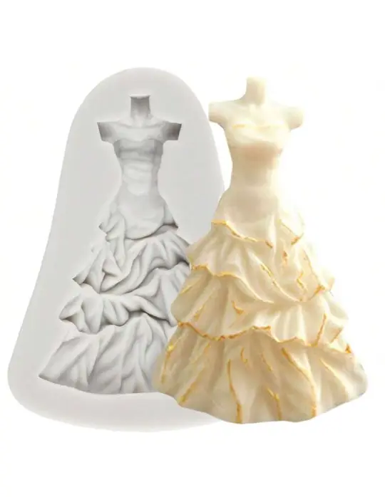 Wedding Dress Silicone Mould style 1