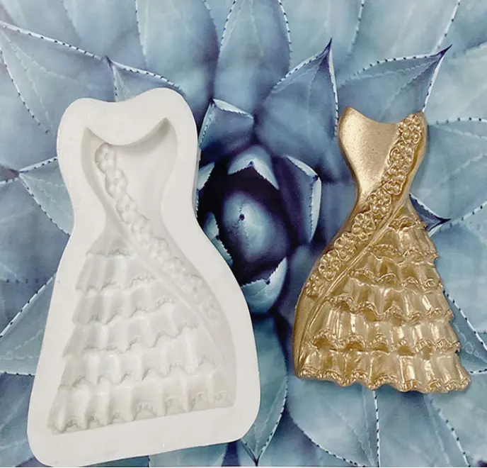Wedding Dress Silicone Mould style 3