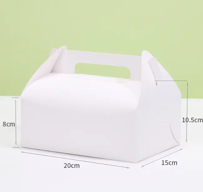 5 Pcs Metallic White Box with Tray - Big
