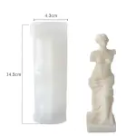 3D lady body Silicone Candle Mold