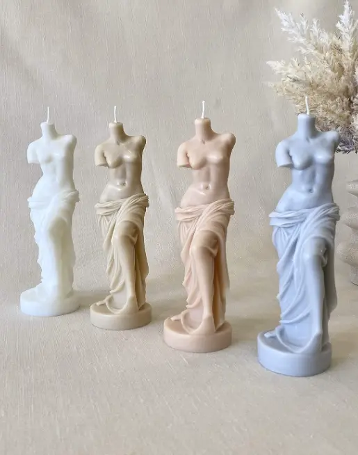 3D Goddess Silicone Candle Mould