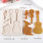 Guitar Musical Instruments Silicone Mould