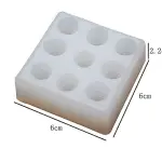 2 pcs Cone and swirl silicone mould