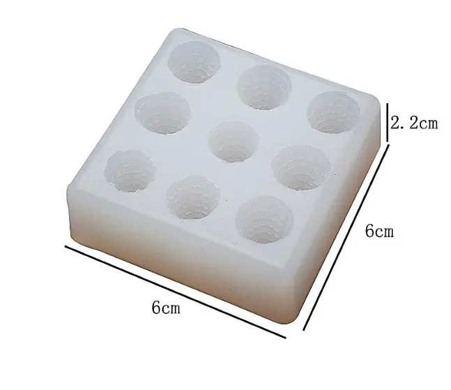 2 pcs Cone and swirl silicone mould