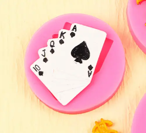 Playing Cards poker cards silicone mould style 3