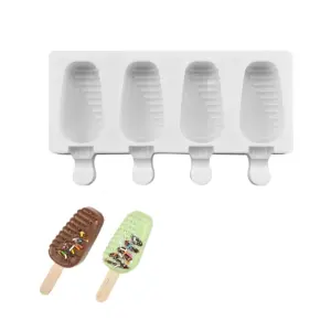 Oval Ridge Silicone Cakesicle Mould