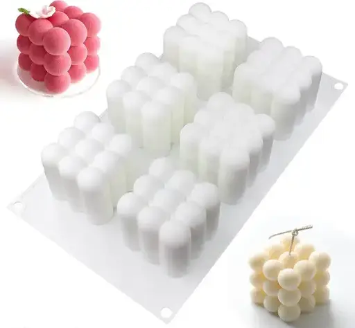6 Cavity Bubble theme Silicone Mould