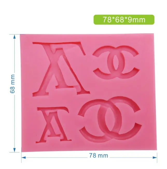 High End Brands- LV & Channel 4 Cavity - Silicone mould