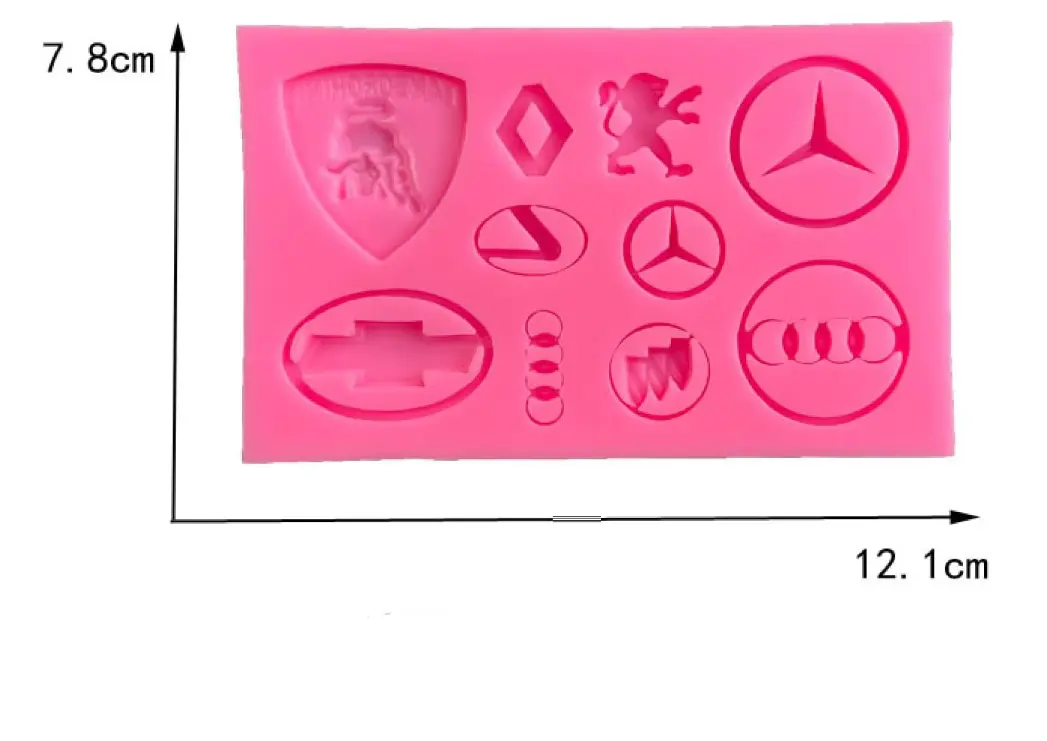 3D Car Logo silicone mould