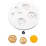 Channel Brand Logo Button Shape Silicone mould