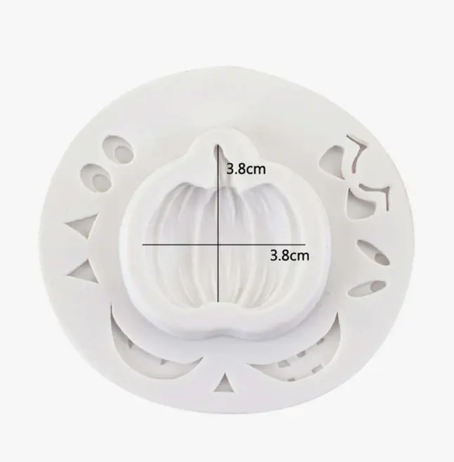 Pumpkin with eyes theme Halloween Mould