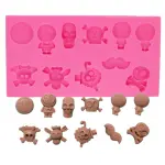 Scary Ghosts & Critters Silicone Mould - 10 Cavity