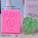 Large dragon silicone mould