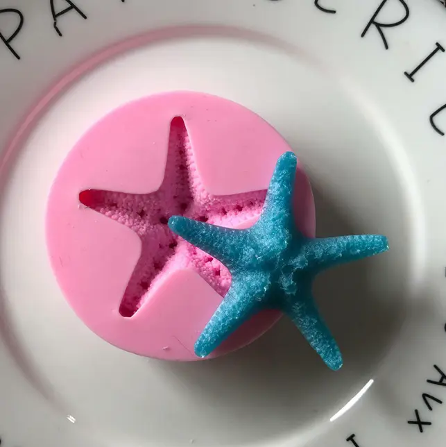 Star Fish detailed silicone mould