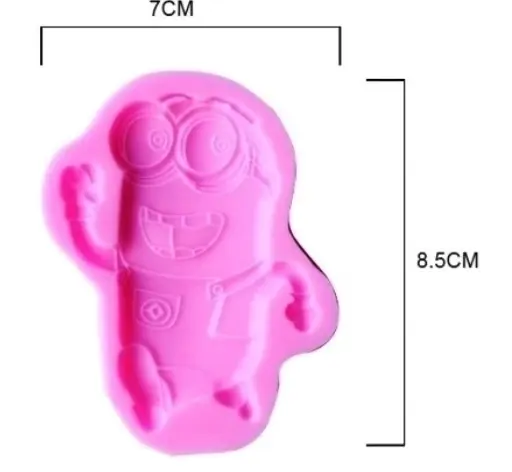Minion cartoon silicone mould