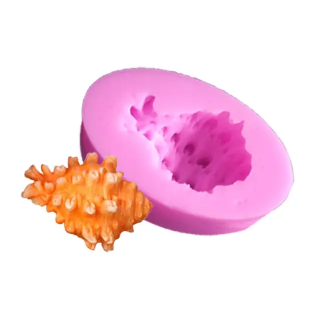Realistic 3D Shell Starfish Conch sea shell silicone mould style 2