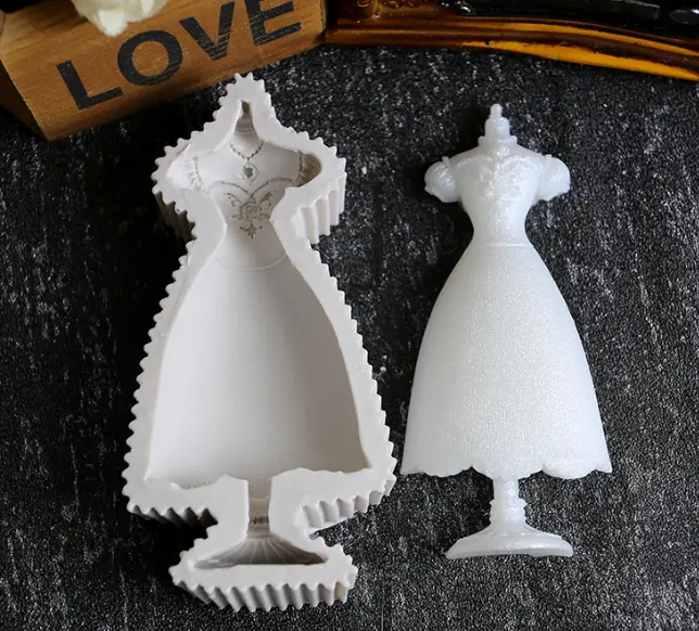 Wedding Dress Silicone Mould style 5