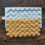 Fish scale Cake Borders Silicone Mould style 6